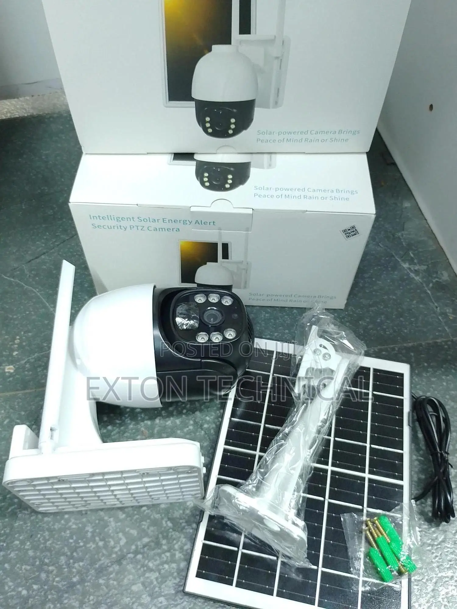 V380 Intelligent Solar Powered Indoor/Outdoor Wifi Camera