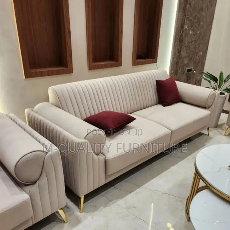 White 3 Seater New Indoor Sofa