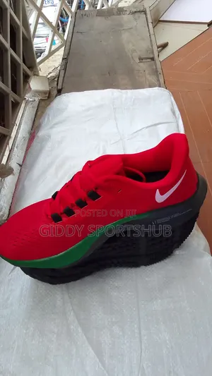 Kenya Flag Colour Themed Running Shoes.