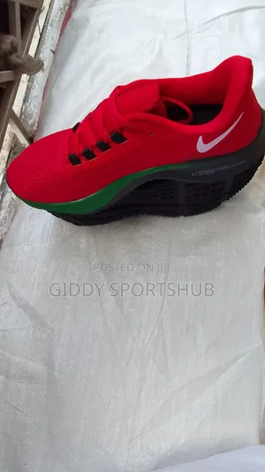 Kenya Flag Colour Themed Running Shoes.