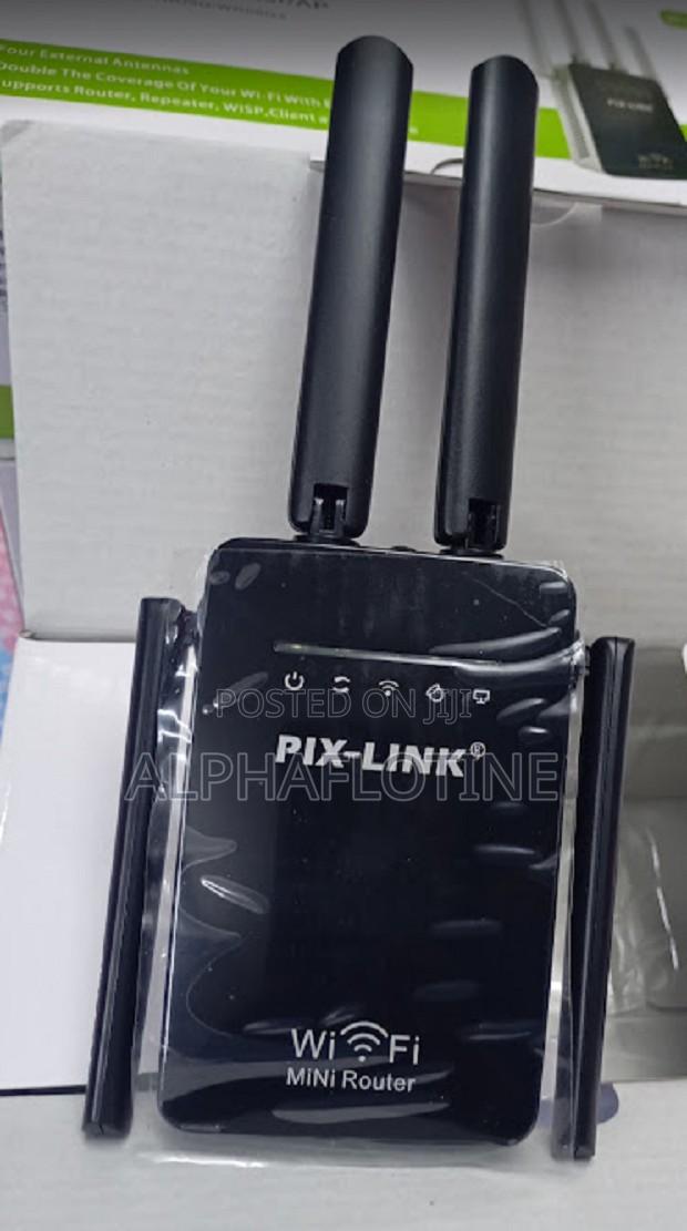 Pix Link Wifi Repeater /Router / Ap(White - main view