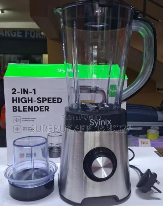 Synix 2 in 1 Syinix High Speed Blender - main view