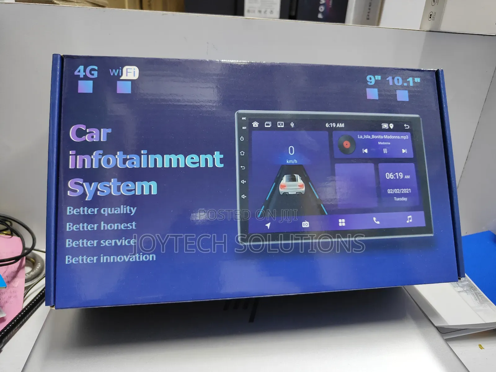 Car Android 10.1 Inches Infotainment With Reverse Camera 2 + 16