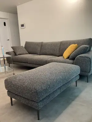3 Seater Modern Sofa With Ottoman