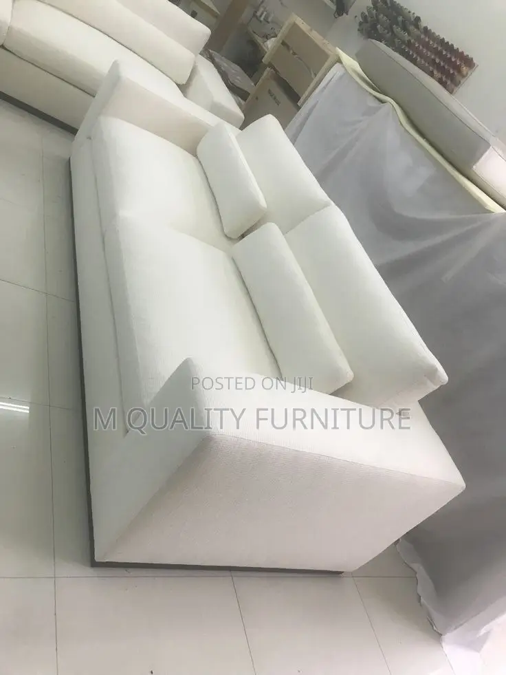 Pure White 3 Seater Quality Sofa