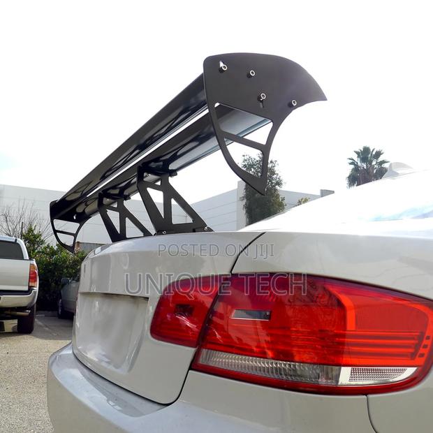 Aerodynamic Dual-Blade Rear Spoiler – Aluminum - main view