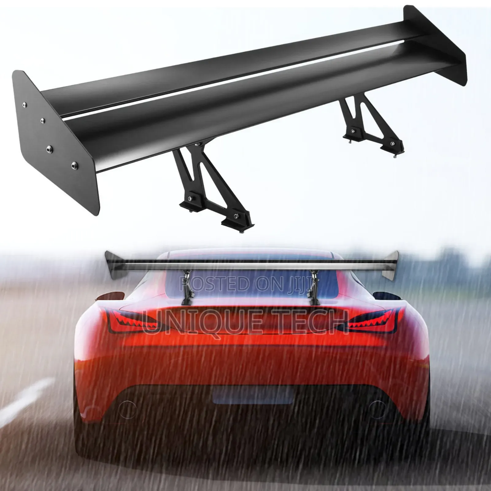 Heavy-Duty Twin Wing Rear Spoiler