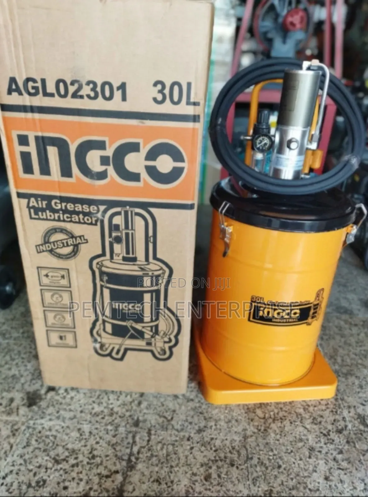 400bar 30l Grease Lubricant Ingco Agl02301