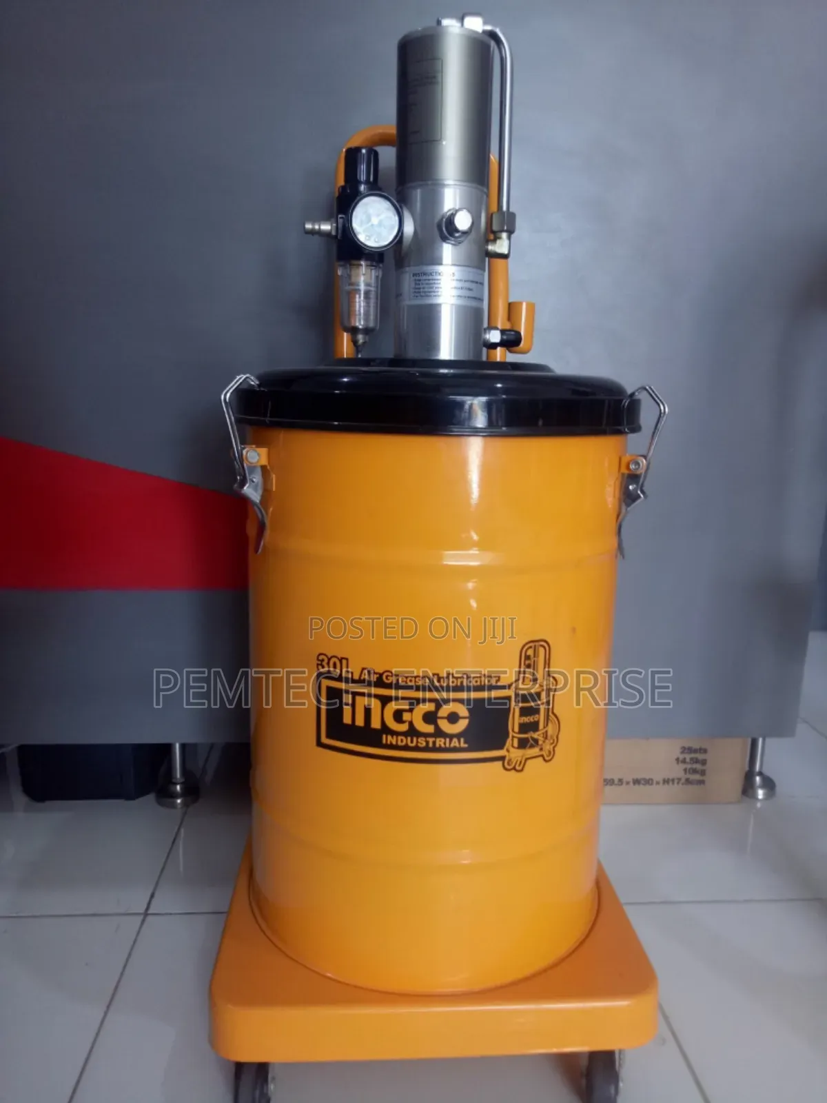 400bar 30l Grease Lubricant Ingco Agl02301