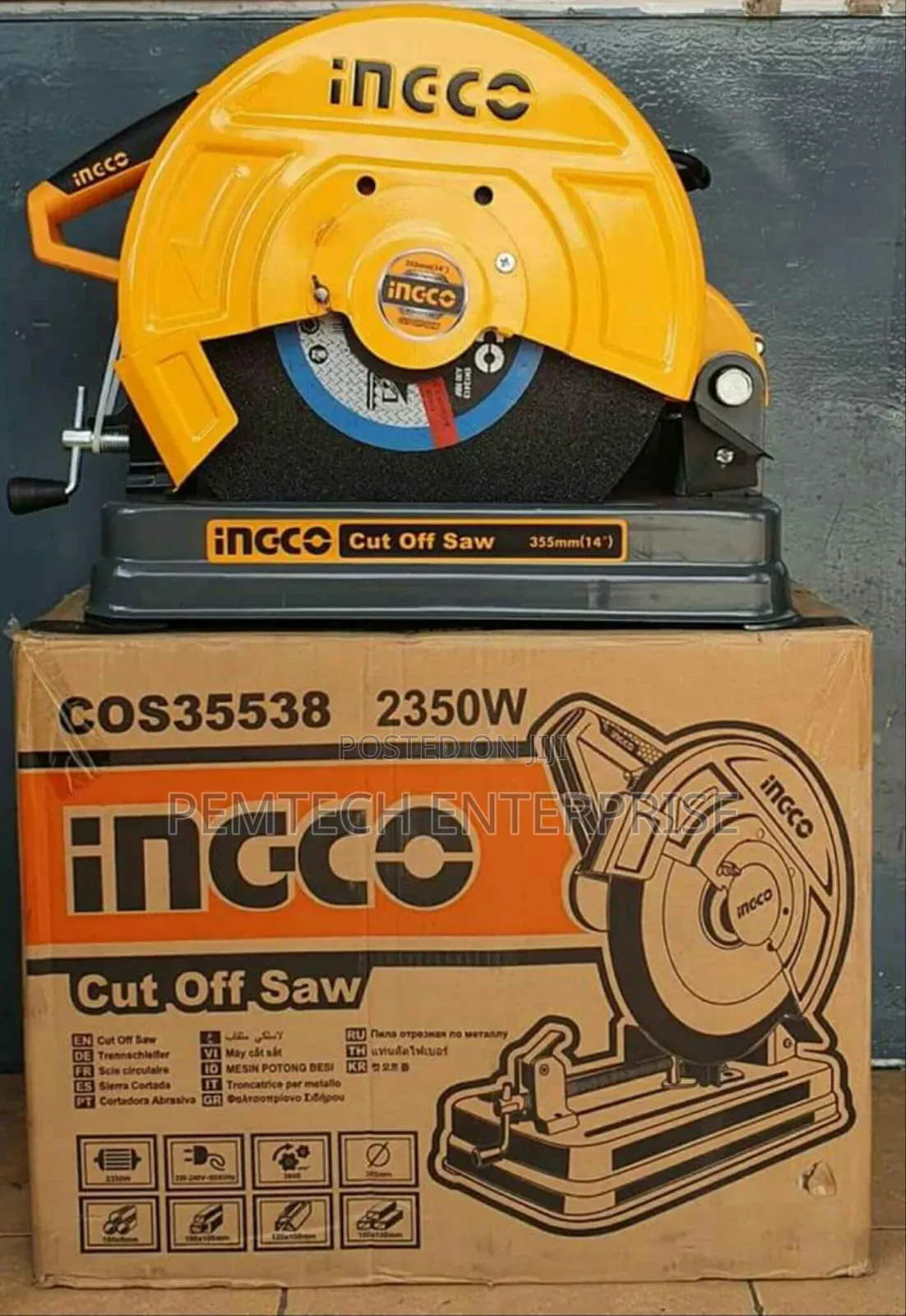 355mm 2350w Iron Cutting Machine Ingco Cos35538