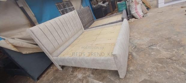 6 by 6 Ft Modern Lines Bed - main view