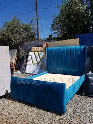 5 by 6 Ft Blue Cozy Bed