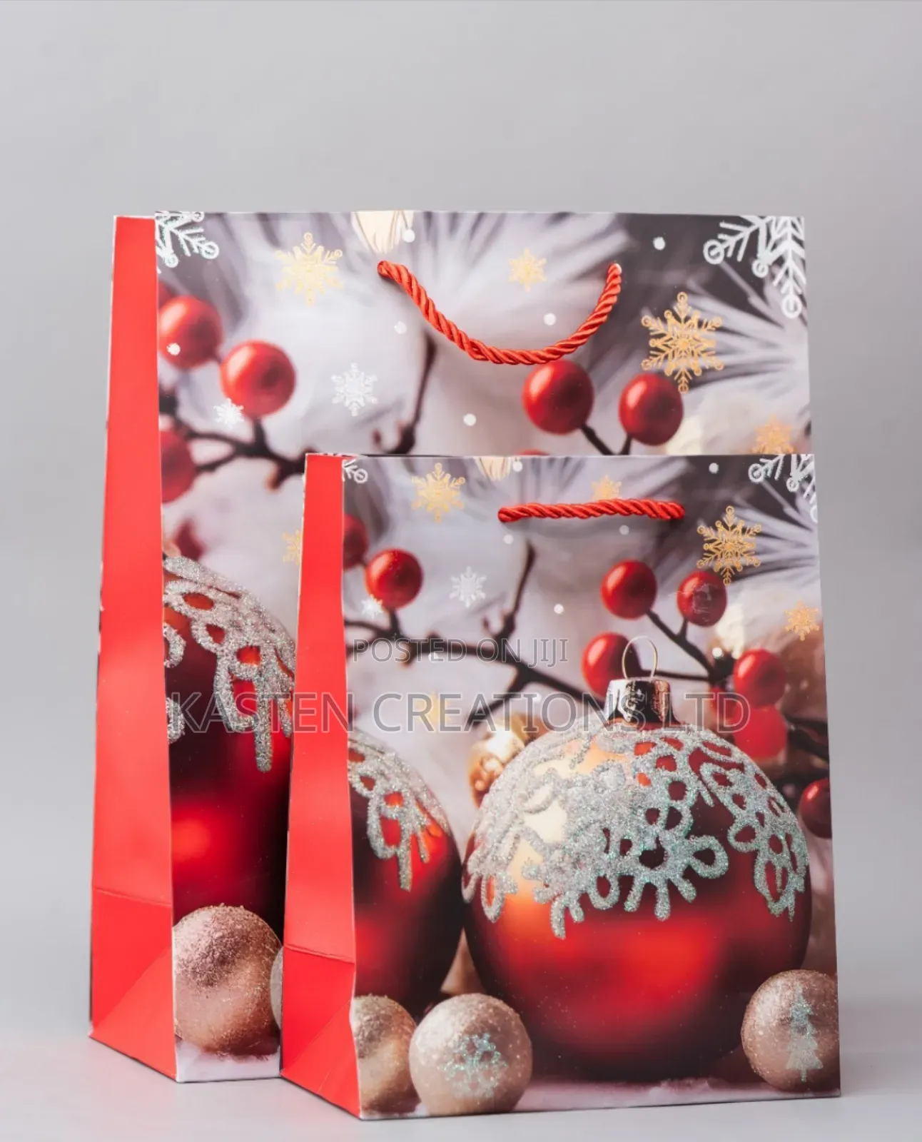 Gift Bags Brown/White | Jutebags | Khaki Bags