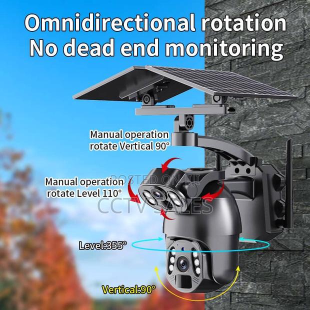 6mp 4g Dual Lens Dual Solared Panelled Solar Camera