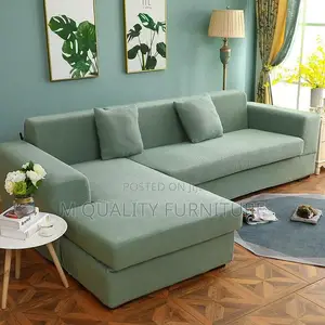 Green 7 Seater Corner Sofa
