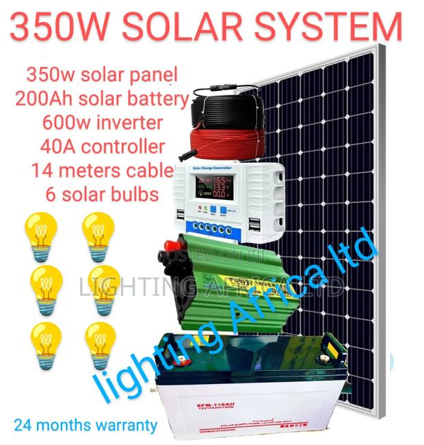 Reliable Power 350w Solar - 200ah Battery - 600w Inverter Complete Kit