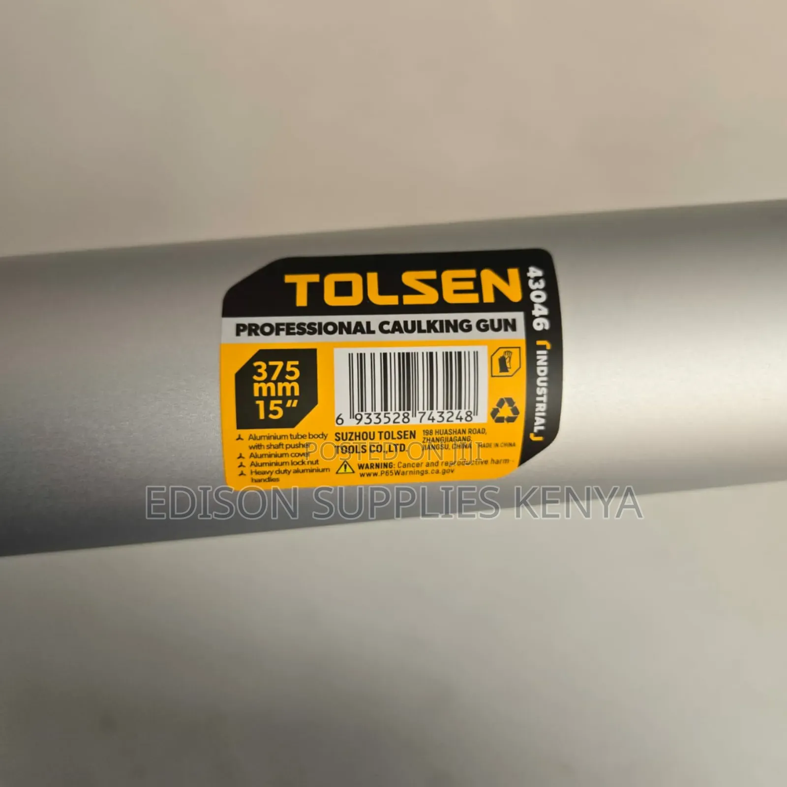 Tolsen Caulking Gun 15" Professional Silicone Gun Heavy Duty