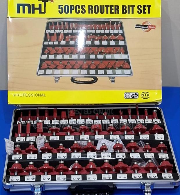 50psc Router Bit Set Typically Used For Wood Working