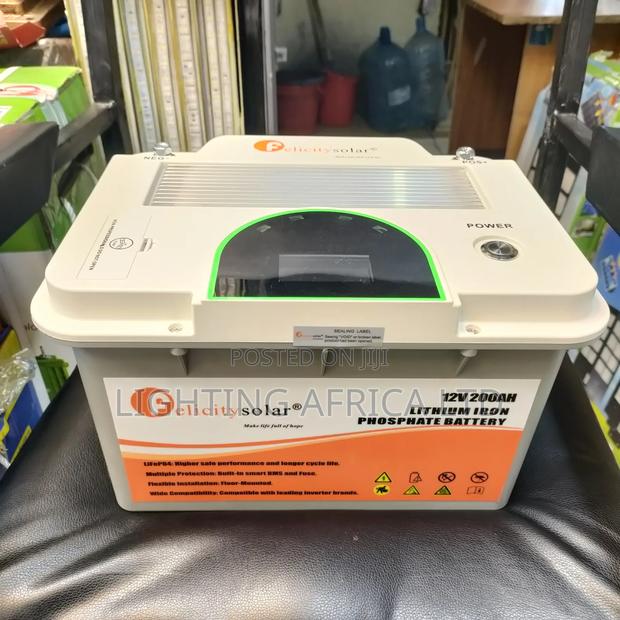 Felicity 12v - 200ah (2.56,Kwh ) Lithium Battery