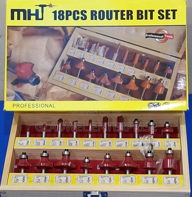 18psc Router Bits Set With Different Types - main view