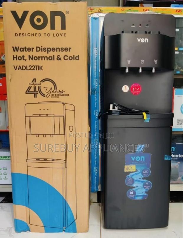*Von Dispenser 3taps Hot, Normal and Cold Water Dispenser - main view