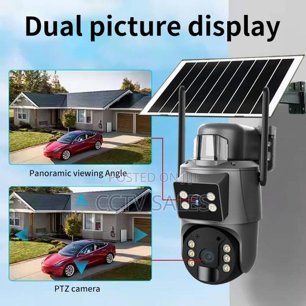 4g Dual Lensed PTZ Solar Camera