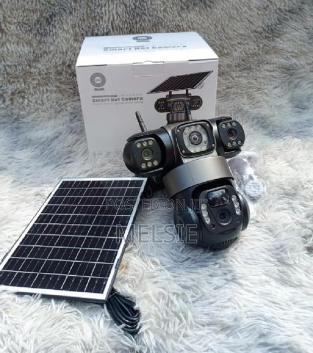3 Lense 4g Solar PTZ CCTV Surveillance 3in 1