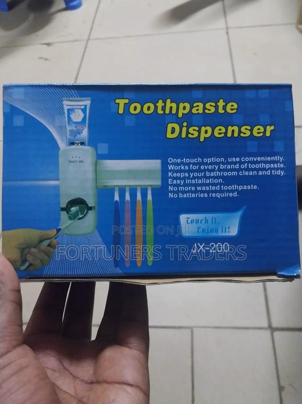 Toothpaste Dispenser With Tooth Brush Holder - main view