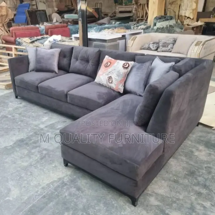 Gray 5 Seater Quality Sofa