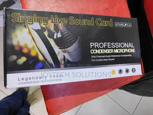 V8 Live Sound Card Full System Condenser Mic