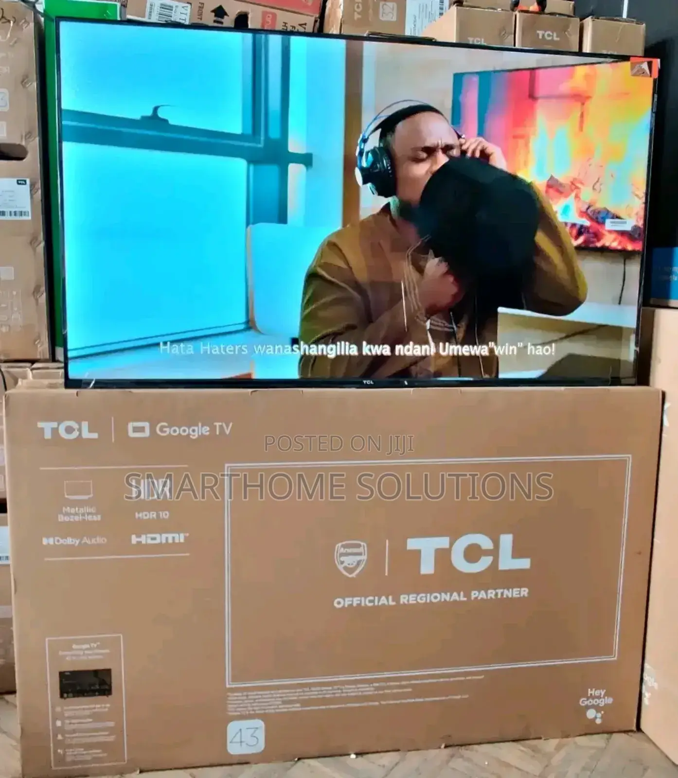 TCL 43′′ V6c (New 2025) HDR Google Tv – 43v6c