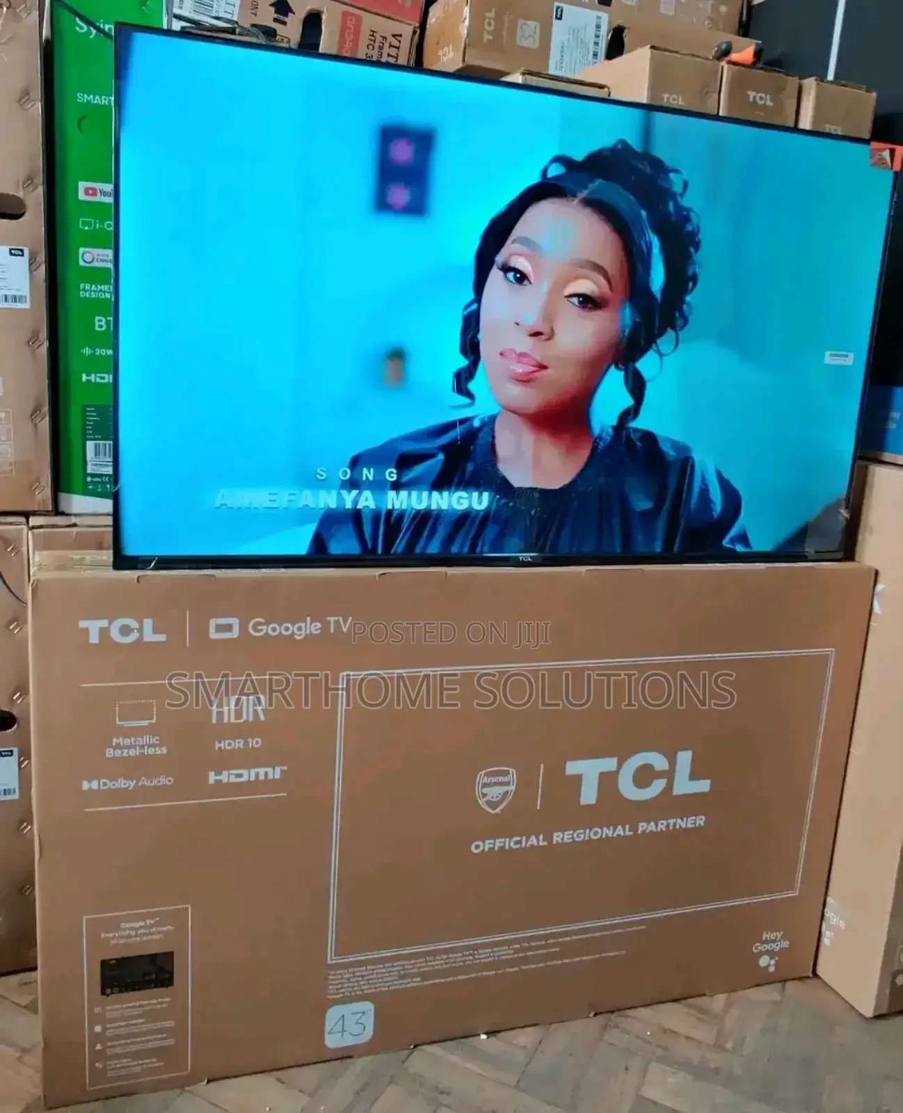 TCL 43′′ V6c (New 2025) HDR Google Tv – 43v6c
