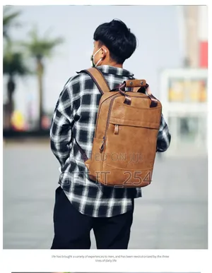 Unisex Backpack 

Colours: Black, Brown N Coffee