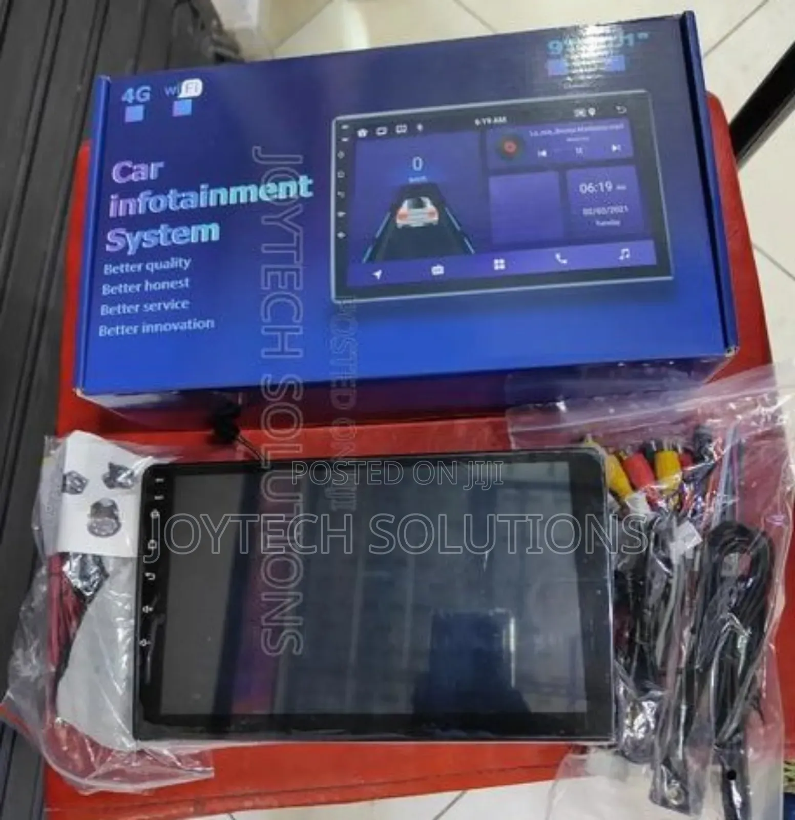 16 Gb Car 9 Inches Android Screen With Reverse Camera ( )
