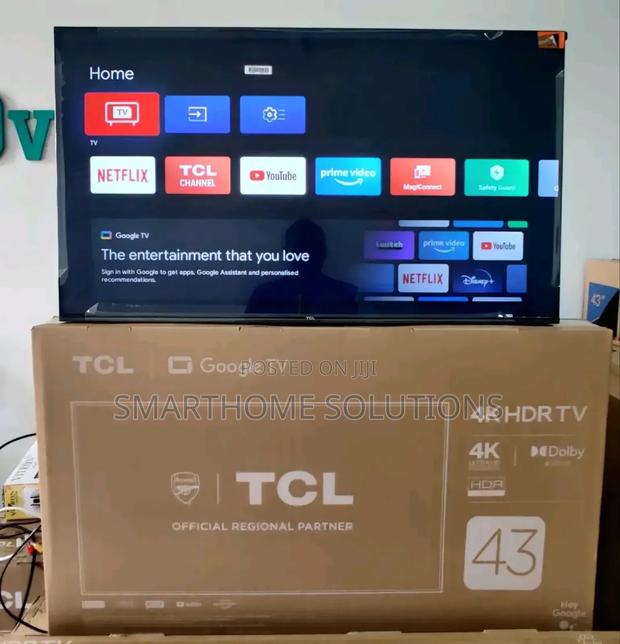 TCL 43" Smart Android Google Tv Frameless Ultra - main view