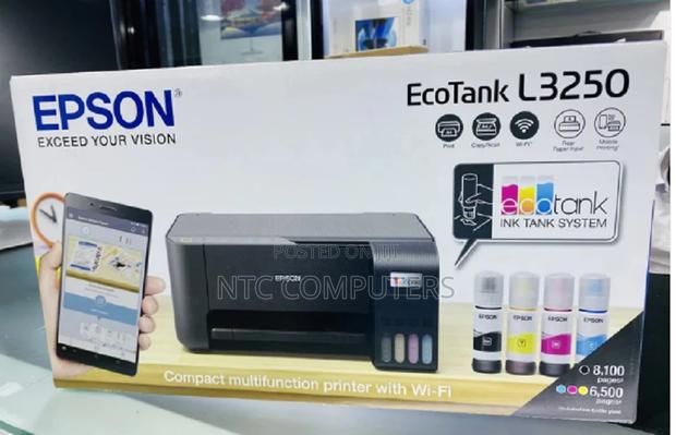 Epson Eco-Tank L3250 A4 Wi-Fi All-in-One Ink Tank Printer.