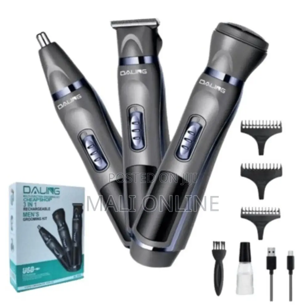 3-in-1 Body Trimmer For Men Waterproof Electric Shaver