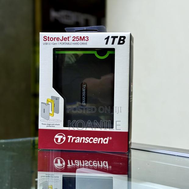 Transcend 1tb Harddisk!! Usb 3.1 Gen 1 Portable Hard Drive!! - main view