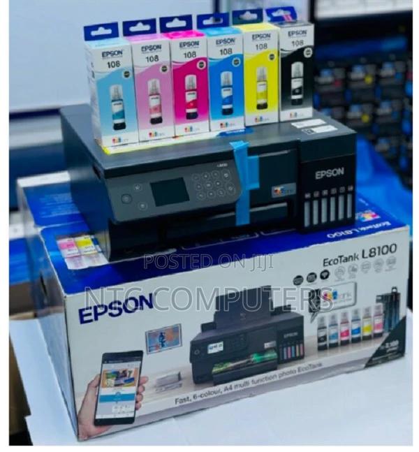 Epson Ecotank L8100 A4 Inktank Photo Printer