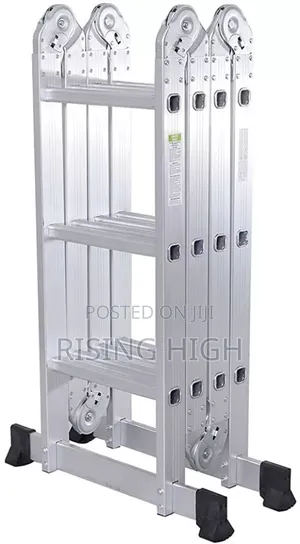 Heavy Duty 12 Step Aluminum Foldable Ladder