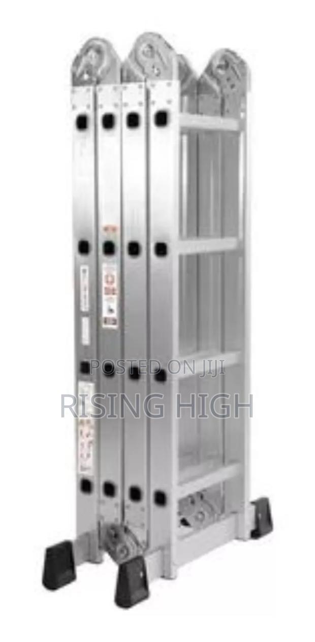 Professional 12-Step Aluminum Ladder - main view