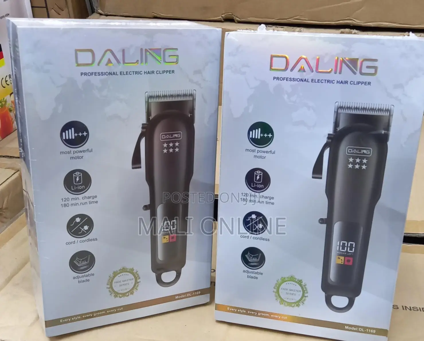 Daling Dl-1169 Professional Cordless Hair Clipper