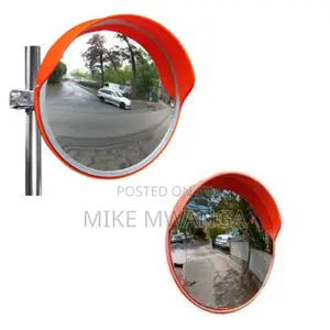 Heavy-Duty Adjustable Mounting Bracket Convex Safety Mirror
