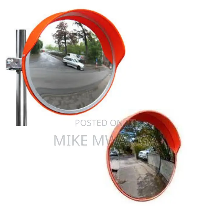 Heavy-Duty Adjustable Mounting Bracket Convex Safety Mirror