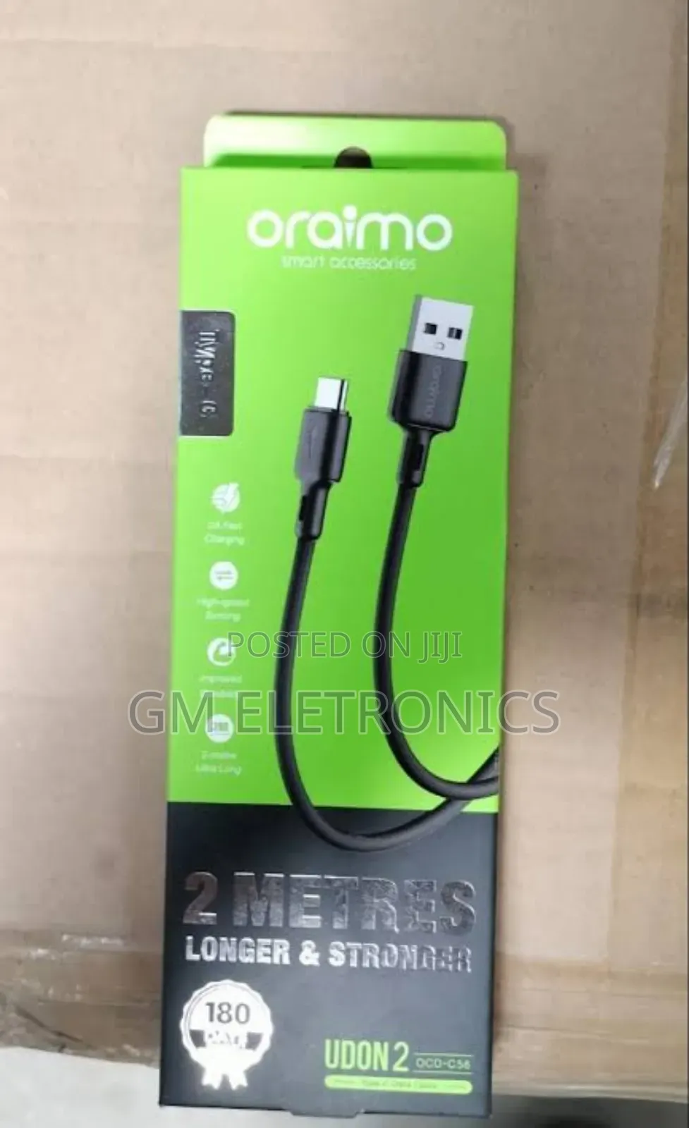 Oraimo 2m 2a Cable Data/Charging Cable,-Undo 2