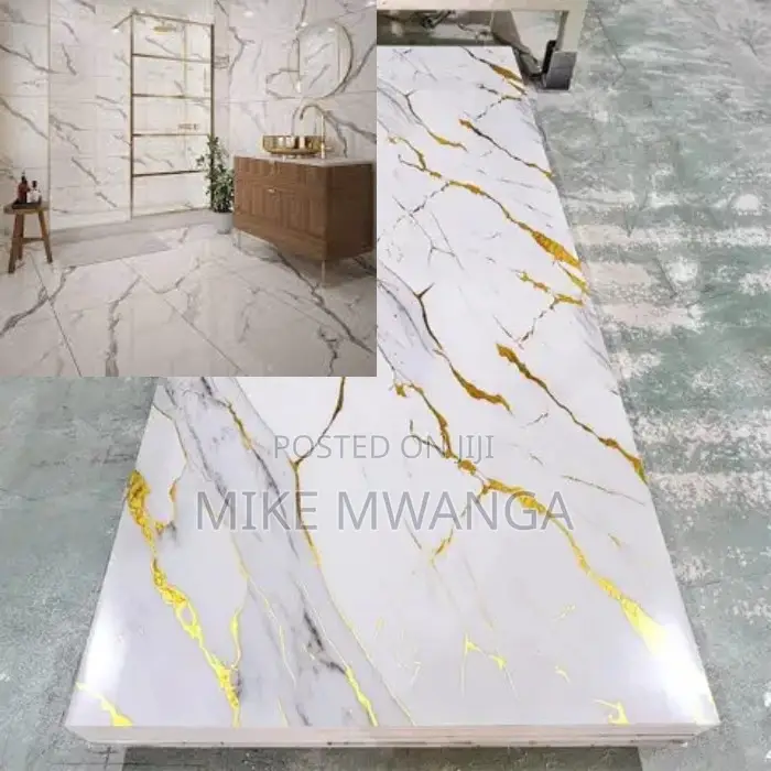 Natural Stone PVC Resin Marble Sheets