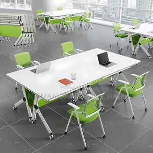 Office Table: Modern Folding Mobile Conference Table
