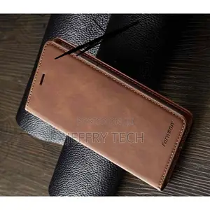 Oppo A3 Leather Flip Case/ Cover With Kickstand, Magnetic Cl