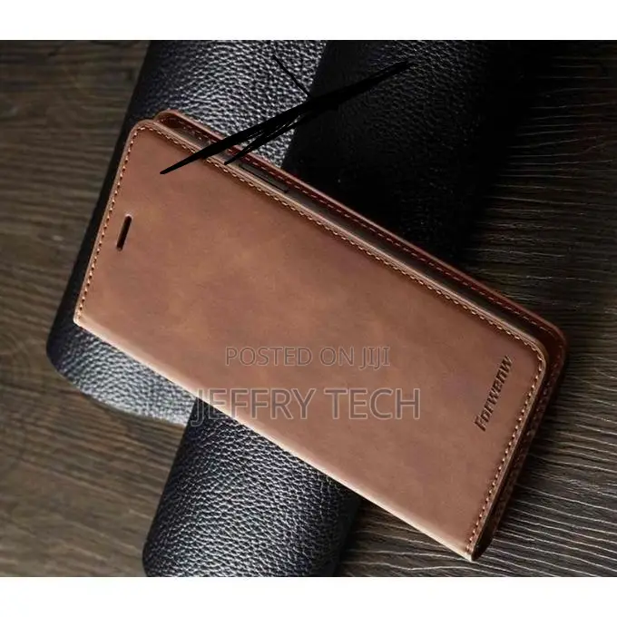 Oppo A3 Leather Flip Case/ Cover With Kickstand, Magnetic Cl