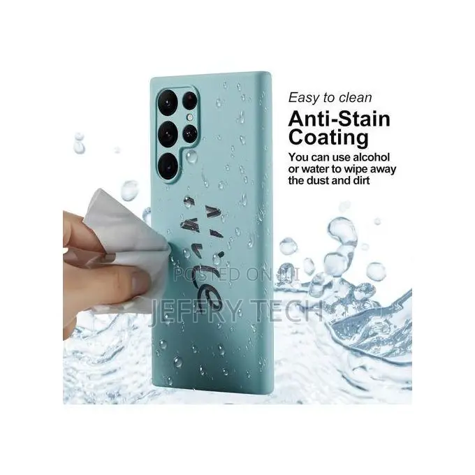 Compatible With Samsung Galaxy S22 Ultra Case Liquid Silicon